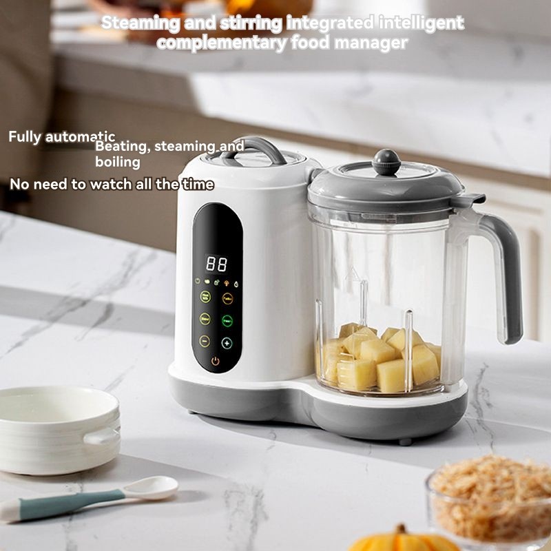 Baby Food Uk - 【618サマーセール】自動ベビーフードメーカー-多機能スチーマーブレンダー-幼児用 イギリス用プラグ UK PLUG
