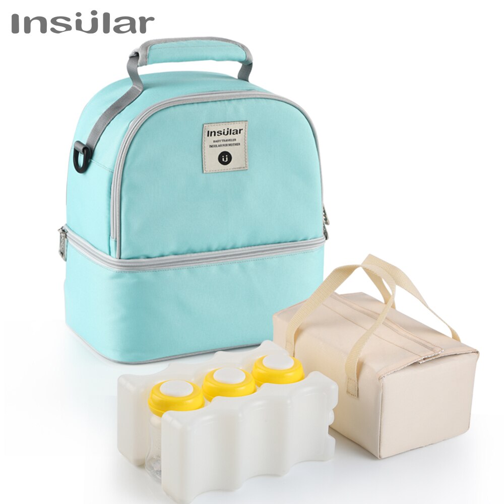 Baby Food Warmer Portable - 大容量ポータブル保温マミーおむつリュック、哺乳瓶保温器、ミルク＆食品収納トラベルリュック