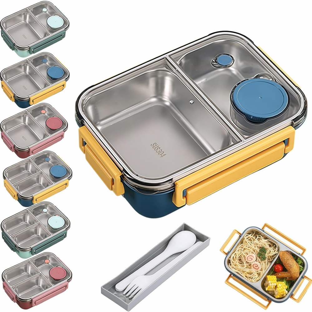 Baby Food Warmer Portable - 850ml ポータブルランチボックス子供大人用サーモスープ弁当箱ステンレス鋼断熱加熱食品保存容器