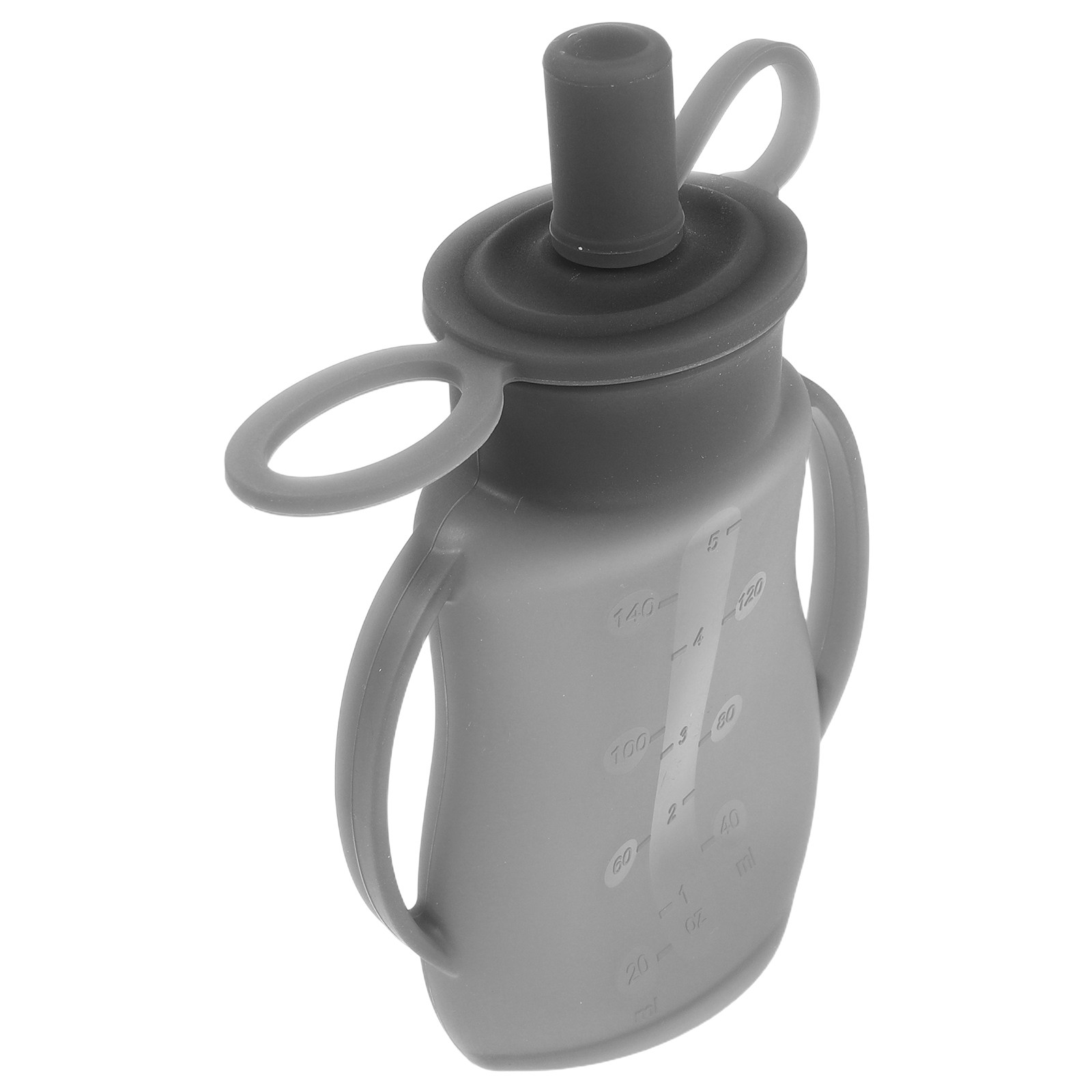 Baby Food Reusable Pouches - シリコン製ベビーフードパウチ 再利用可能 自家製ピューレ保存用 幼児用スナック容器 冷凍庫用パウチ 旅行用