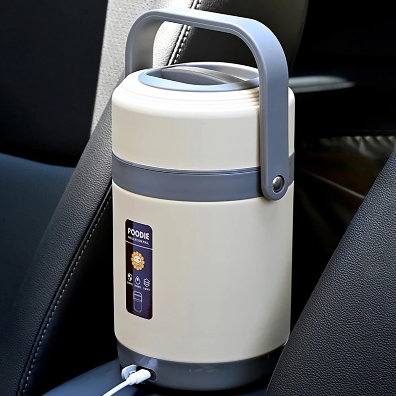 ステンレス鋼の電気温水弁当箱,食品ウォーマー,サーマルコンテ - Baby Food Warmer Portable のレビューと価格