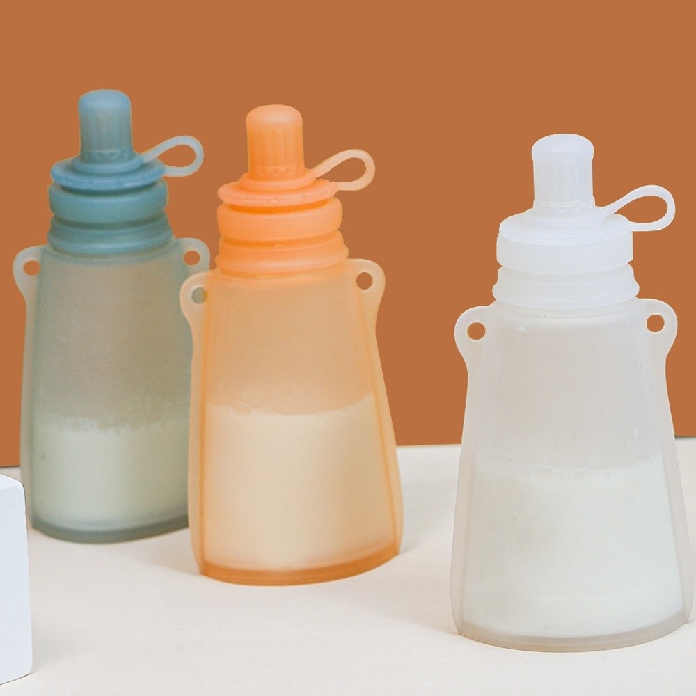 BPAフリー シリコン製 ベビーフードパウチ 詰め替え可能  - Baby Food Reusable Pouches のレビューと価格