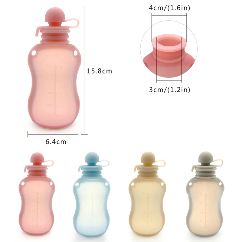 シリコーンミルク粥ポーチ漏れ防止オーガナイザースクイズ保存容 - Baby Food Reusable Pouches のレビューと価格