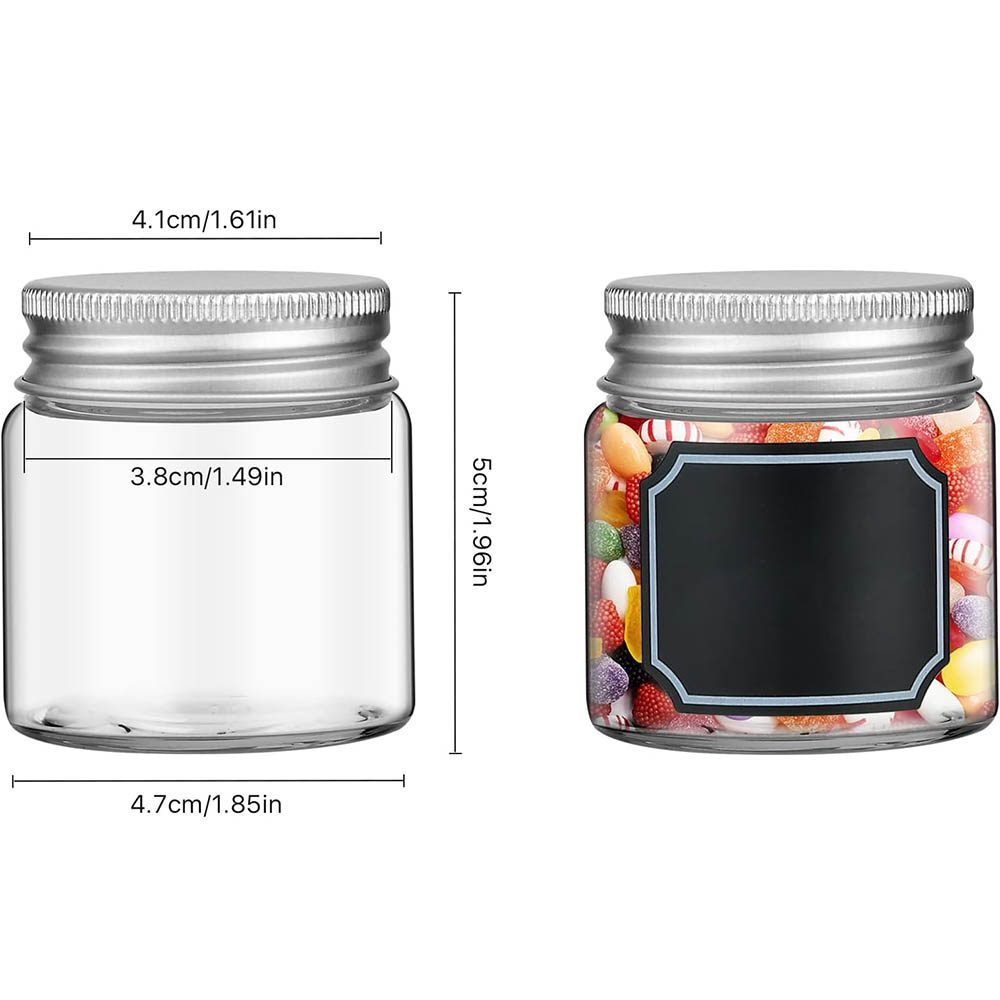 2オンス ミニメイソンジャー、蓋付き広口透明ガラスジャー、食 - Baby Food Jars Glass のレビューと価格