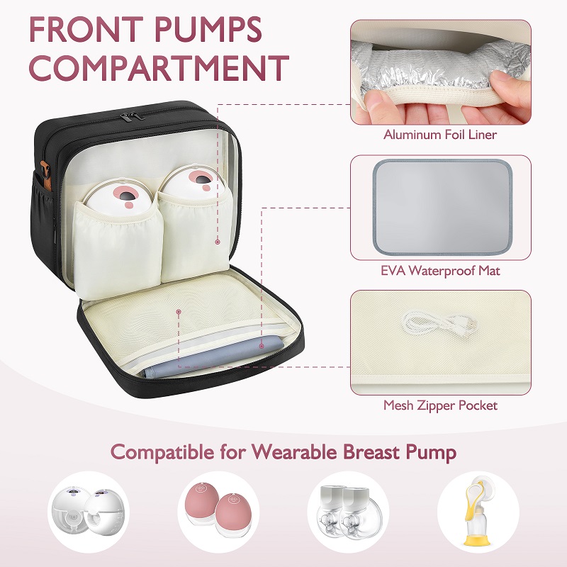 取り外し可能な搾乳器バッグ アイスパック付き 二層ポータブル - Baby Food Warmer Portable のレビューと価格