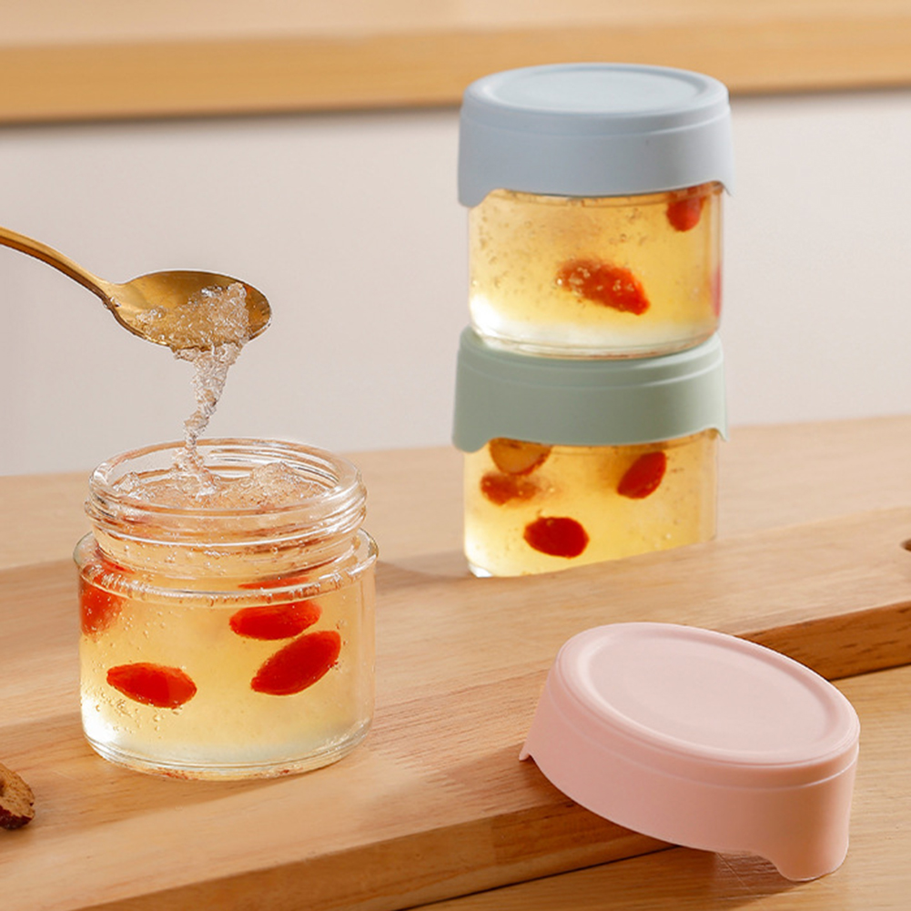 電子レンジ対応食品容器、収納トレイ付きガラスベビーフードジャ - Baby Food Jars Glass のレビューと価格
