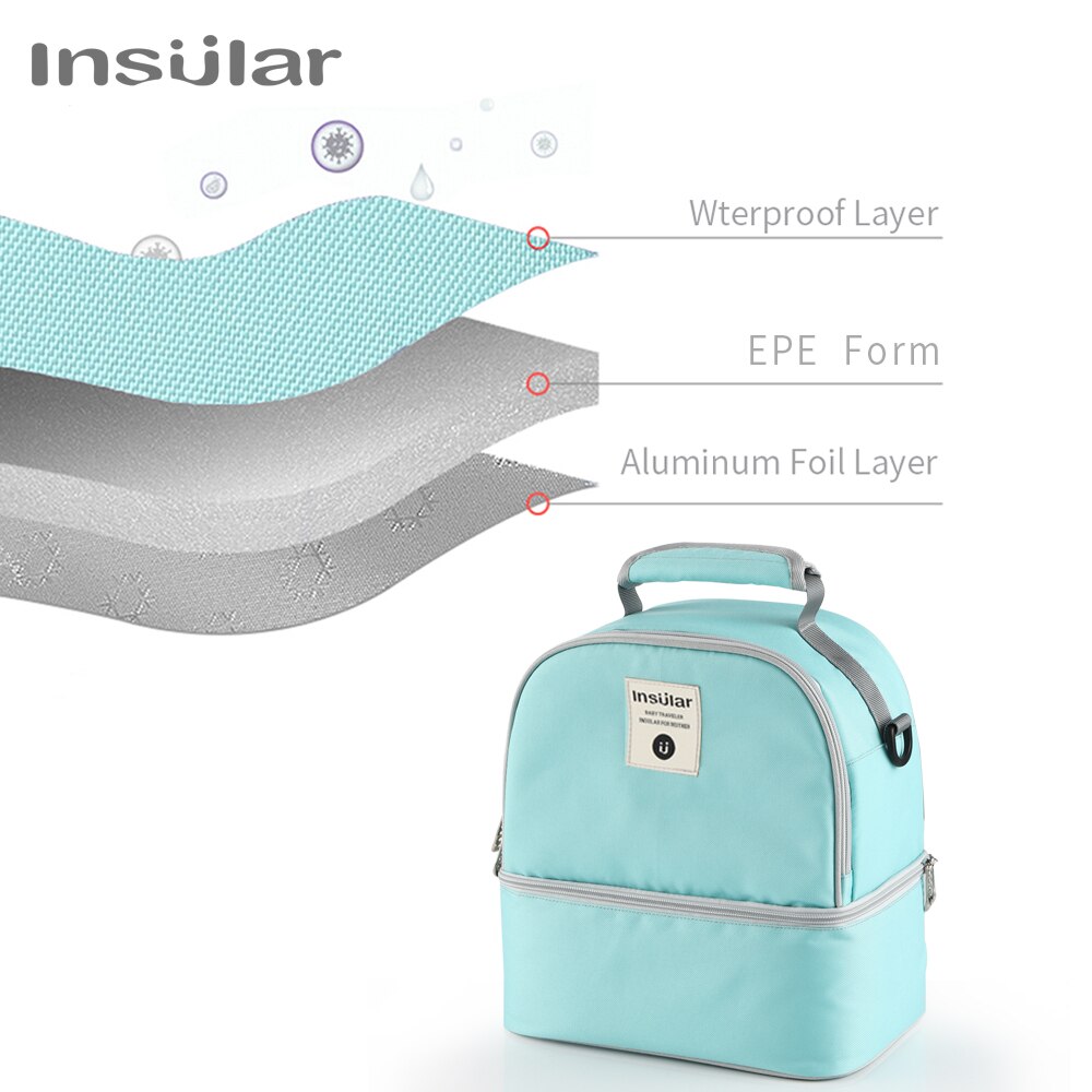 大容量ポータブル保温マミーおむつリュック、哺乳瓶保温器、ミル - Baby Food Warmer Portable のレビューと価格