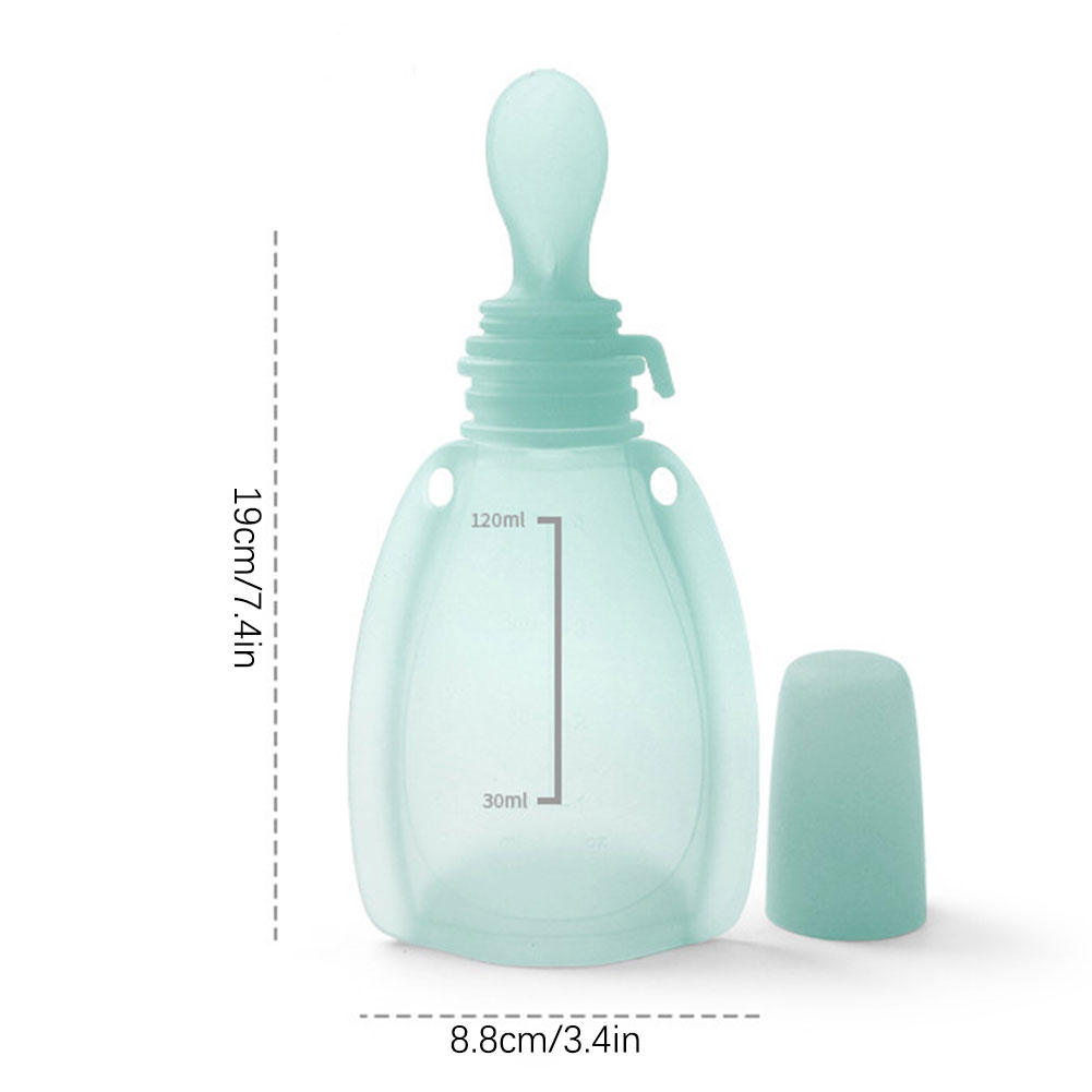 再利用可能なベビーフードポーチ BPAフリー 120ml 大 - Baby Food Reusable Pouches のレビューと価格