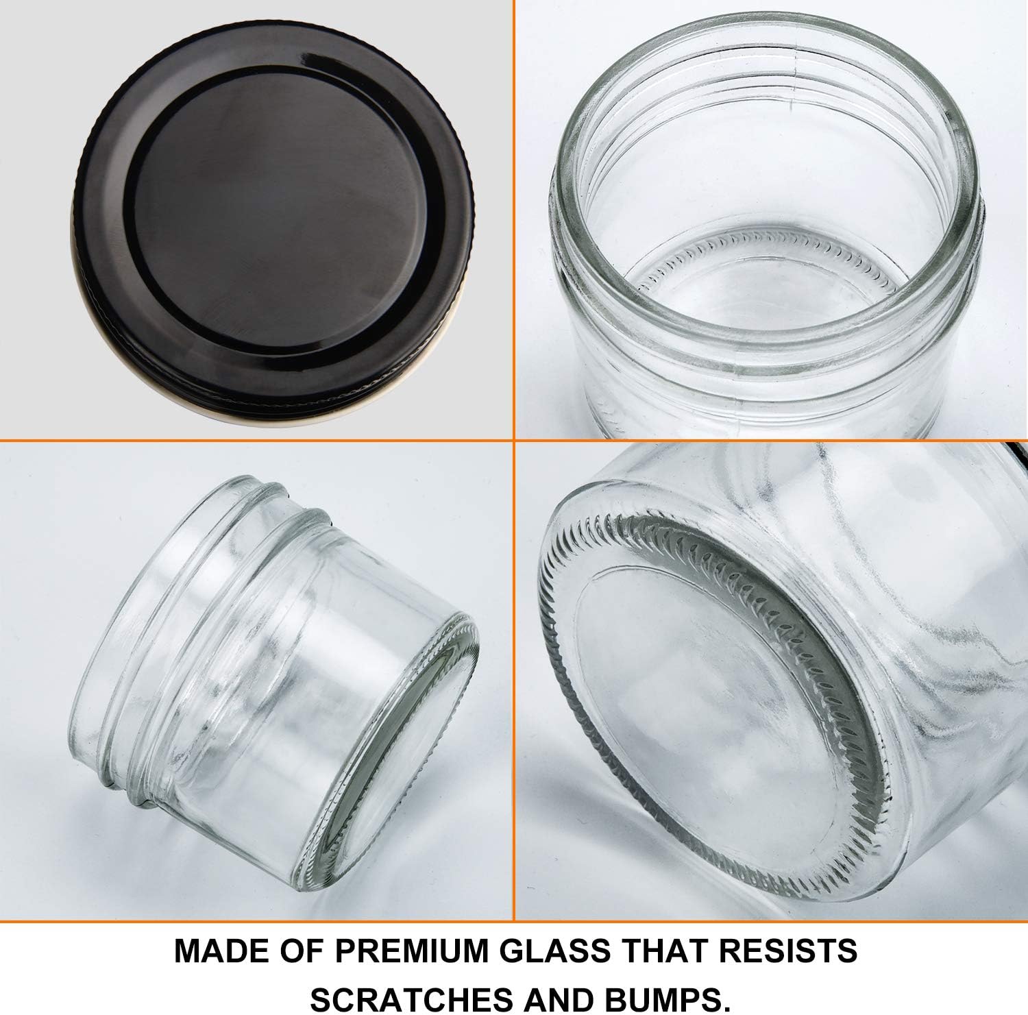 100mlガラス瓶（蓋付き）、小型メイソンジャー、ミニ缶詰瓶 - Baby Food Jars Glass のレビューと価格