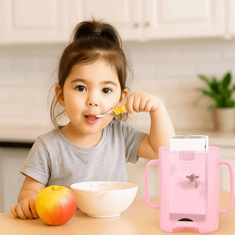 持ち運び可能なプラスチック製スクイーズポーチホルダー、快適で - Baby Food Reusable Pouches のレビューと価格