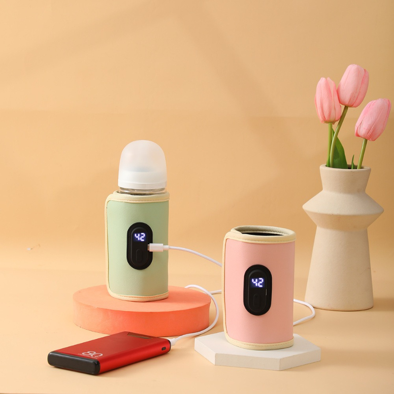 ポータブルデジタルディスプレイ哺乳瓶ウォーマー USB 車旅 - Baby Food Warmer Portable のレビューと価格