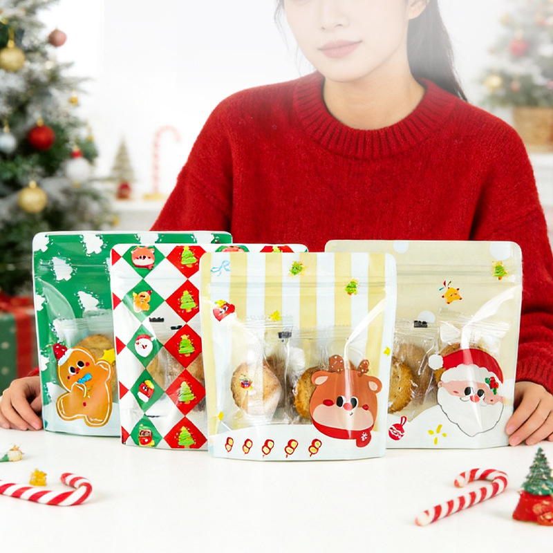 食品グレードのクリスマスギフトバッグ、再利用可能なジップロッ - Baby Food Reusable Pouches のレビューと価格