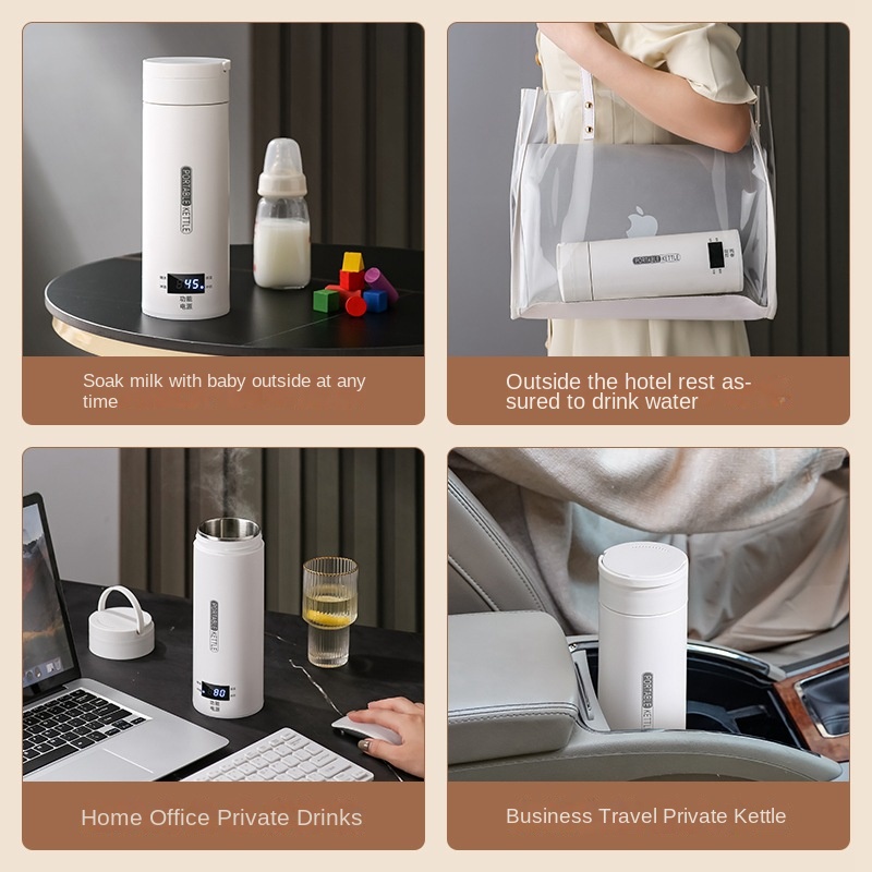 旅行用電気ケトル、急速沸騰、ポータブルベビーミルクウォーマー - Baby Food Warmer Portable のレビューと価格