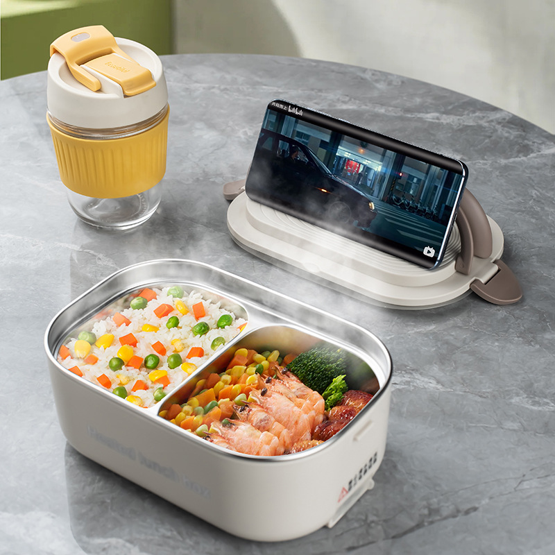 220V 110V 電気弁当箱ステンレス鋼フードウォーマー加 - Baby Food Warmer Portable のレビューと価格