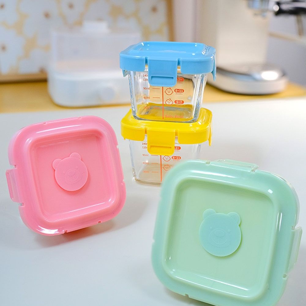 新しい170ml食品保存容器 冷凍ガラス製ベビーフードカップ - Baby Food Jars Glass のレビューと価格