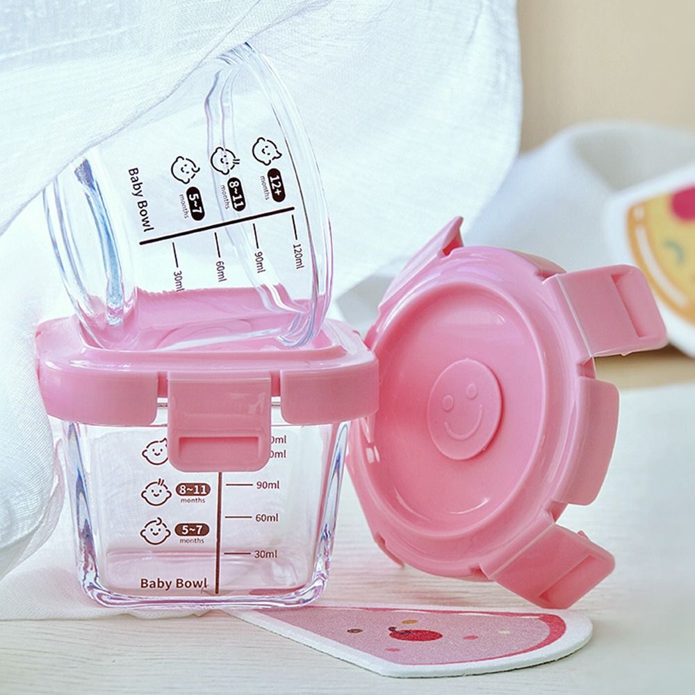 小さな石、ベビーカップ、電子レンジ対応、冷凍用のガラス食品収 - Baby Food Jars Glass のレビューと価格