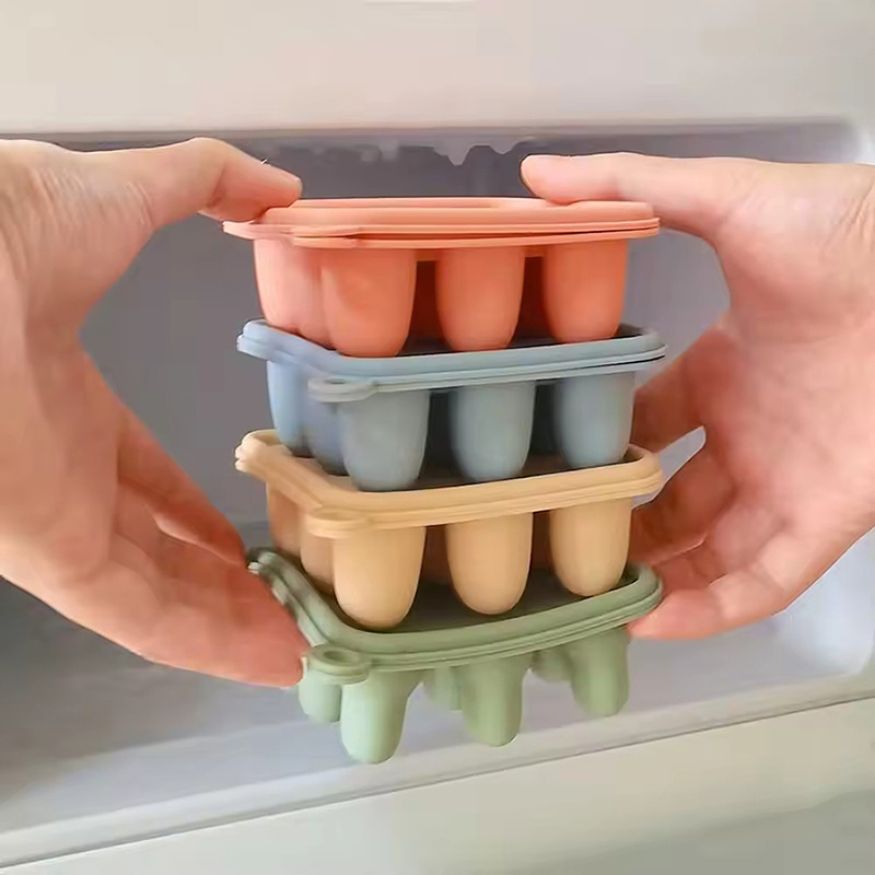 シリコン製ベビーフード冷凍トレイ（蓋付き）フルーツフードフィ - Baby Food Jars Glass のレビューと価格