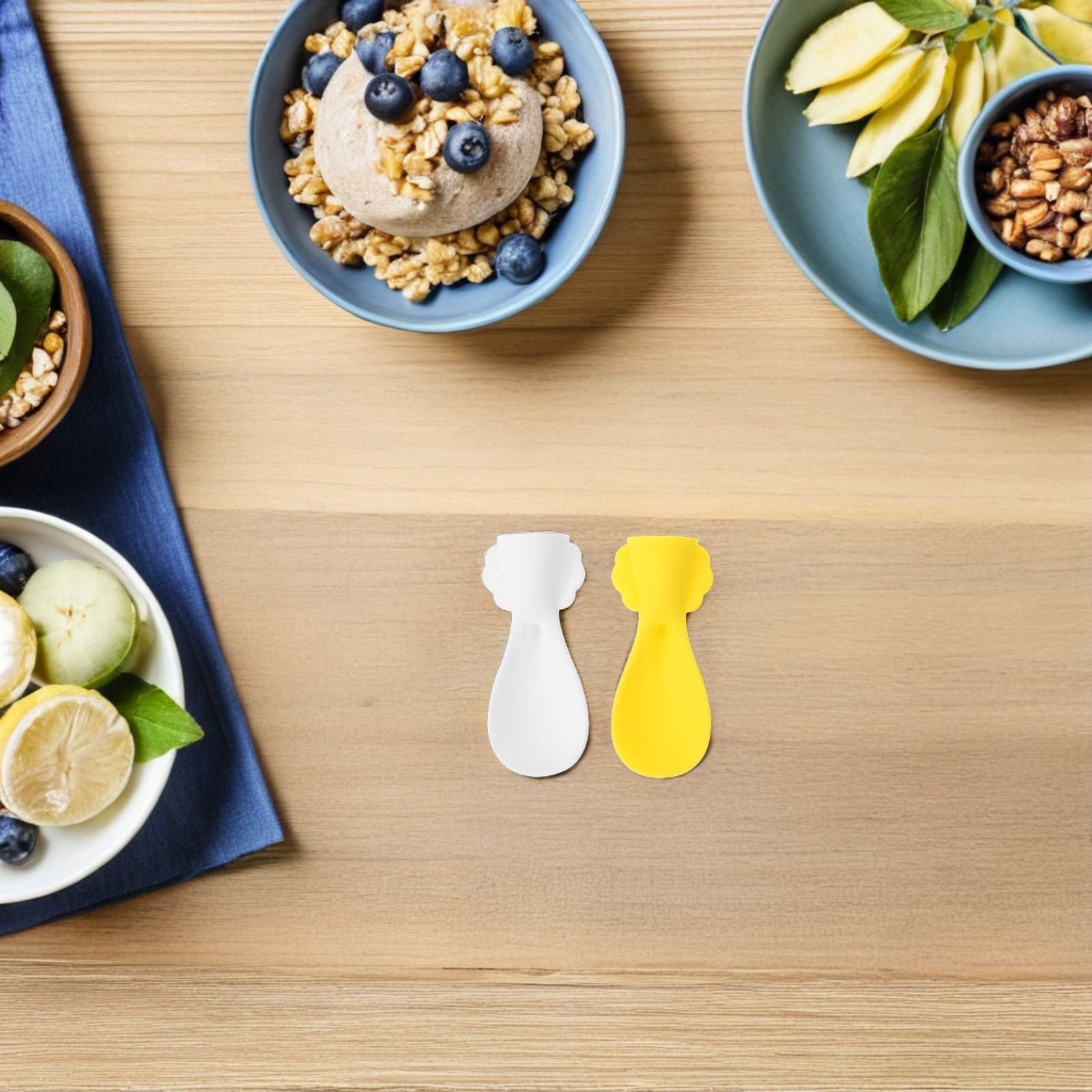 4個入りベビーフードスプーンアタッチメント、シリコン製、再利 - Baby Food Reusable Pouches のレビューと価格