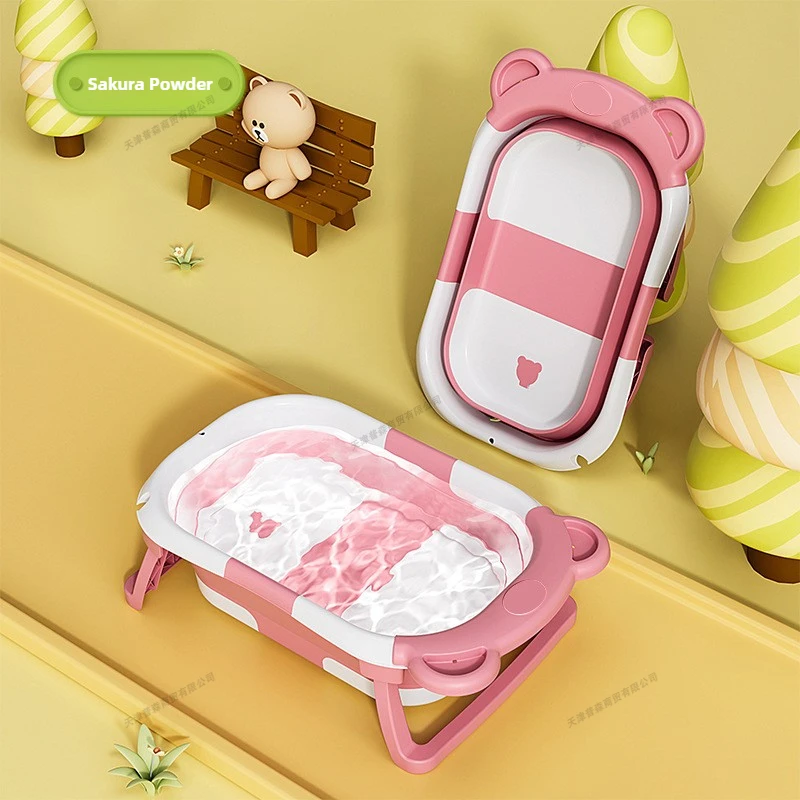 折りたたみ式ベビーバスインテリジェント温度表示新生児用浴槽ク - Baby Food Warmer Portable のレビューと価格