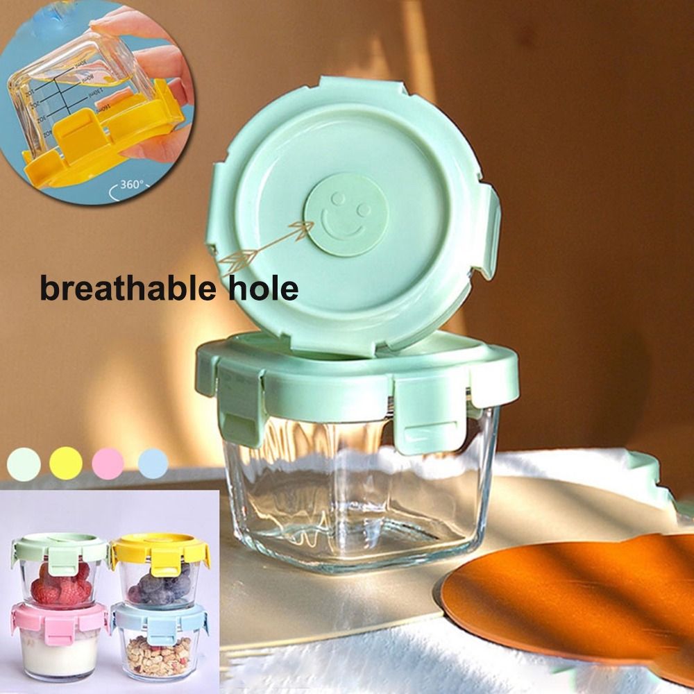 ファッション 170 ミリリットル食品保存ボックスガラス冷凍 - Baby Food Jars Glass のレビューと価格